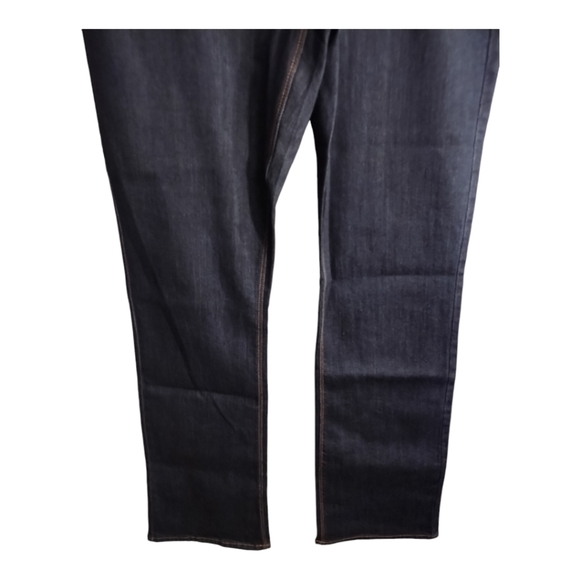 WHBM BootCut BootLeg Dark Wash Contemporary Casual Festival Southwest Jeans 12R - Picture 5 of 9